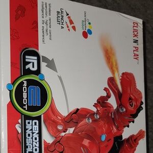 Click N' Play Remote Control Dinosaur Highly Intelligent Fire Breathing Robot